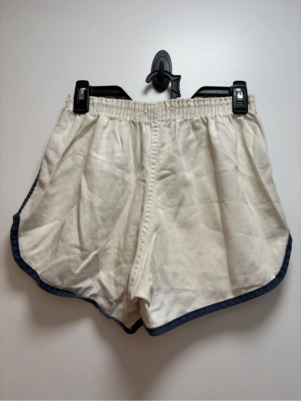 Vintage Champion Boston College White Retro Track Shorts